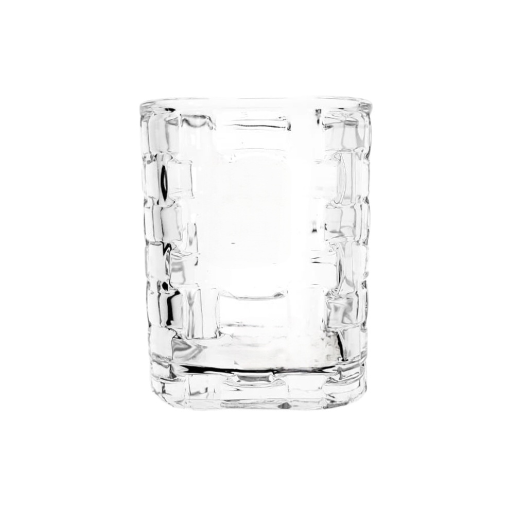 TKB6002D SQ GLASS TUMBLER 6PCS 200ML (HEIGHT: 8.5CM, DIAMETER: 6.5CM)