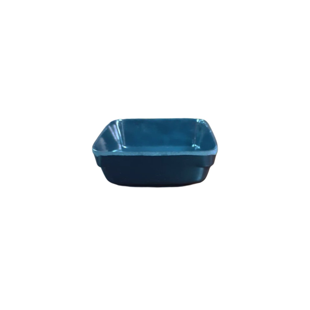 347865 SQ MELAMINE BOWL BLACK 3”