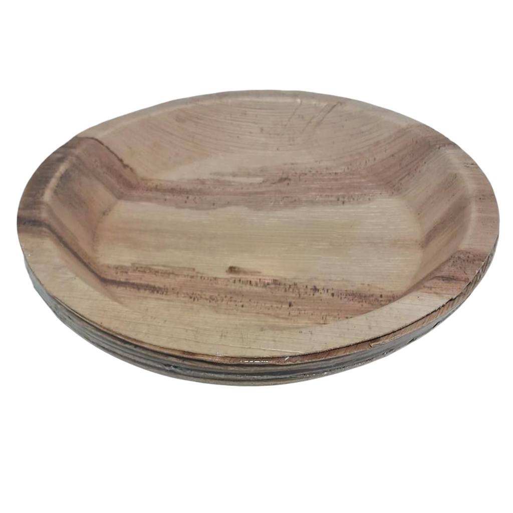 ARECANUT LEAF PLATE 12”  RD 6PCS