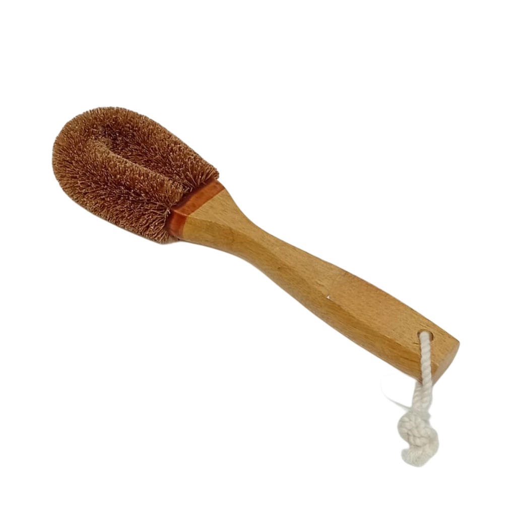 POT BRUSH WHITE & BROWN