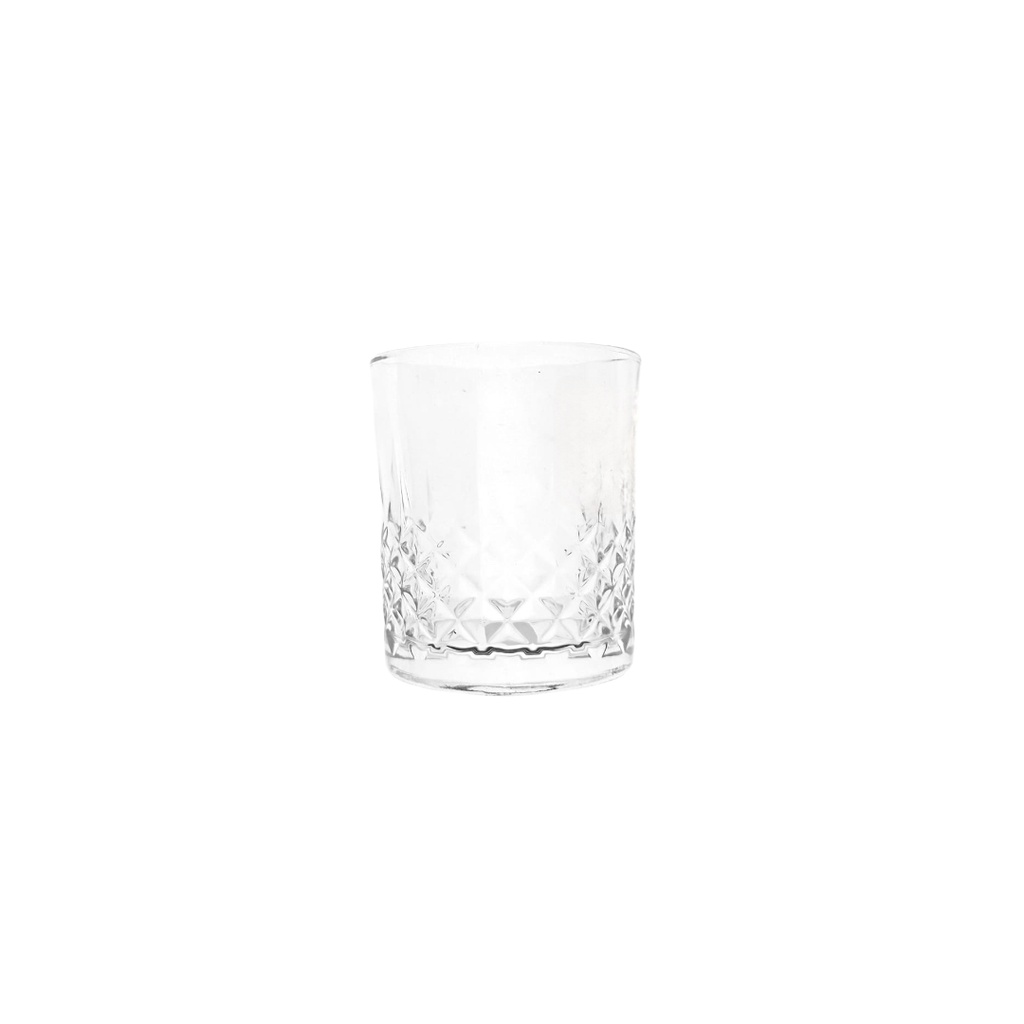 KB028-1 GLASS TUMBLER 6PC 210ML (HEIGHT 8CM DIAMETER 7CM)