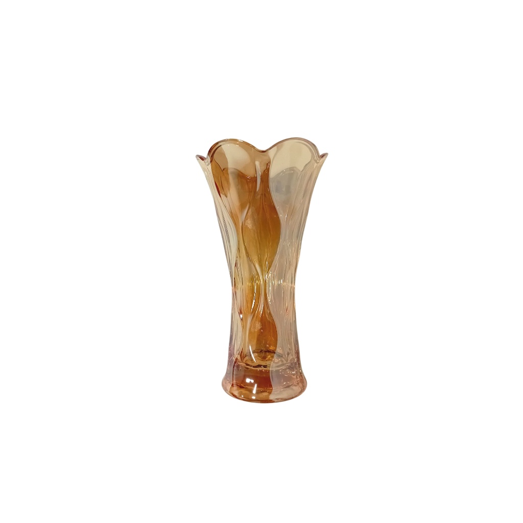 DSHP128-2E/L1HA-GOLD GLASS VASE
