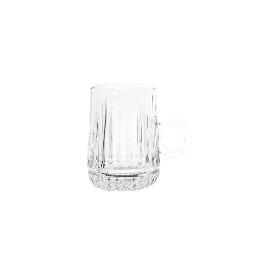 ZB260-90C GLASS MUG 6PCS 95ML