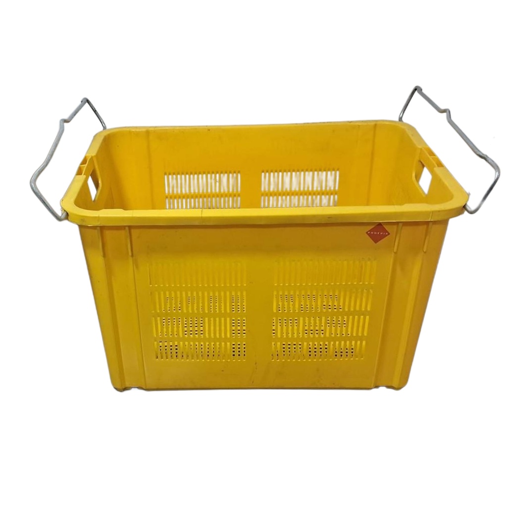 FGCRTVGTB042 VEGETABLE CRATE  JUMBO YELLOW