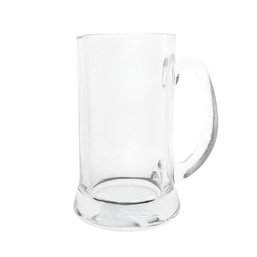 JZB-15823-1 1152-2 GLASS BEER MUG 260ML (HEIGHT 12.5CM DIAMETER 6.5CM)