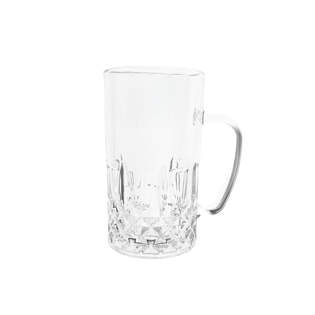 TZ5009-1A GLASS BEER MUG 370ML (HEIGHT 13CM  DIAMETER 7.3CM