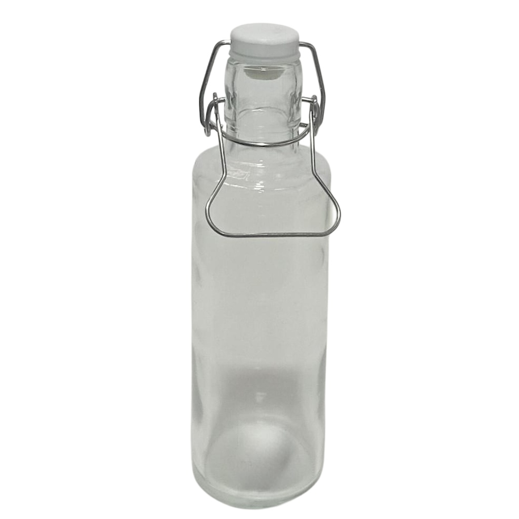 1156-36 GLASS WATER BOTTLE 600ML (HEIGHT 25CM DIAMETER 3CM )