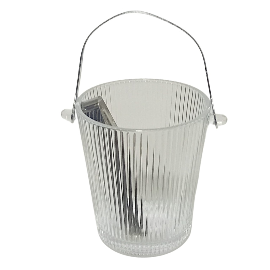 BT001-02 GLASS ICE BUCKET 900ML