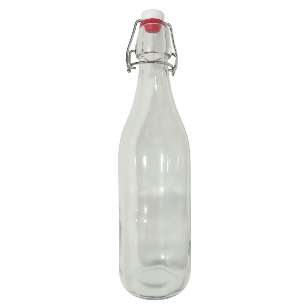 1156-30 GLASS BOTTLE 750ML (HEIGHT 29.5CM DIAMETER 2CM)