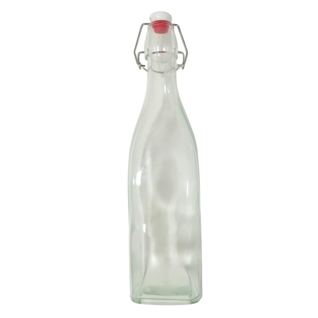 1156-41 GLASS BOTTLE 750ML (HEIGHT 29.5CM DIAMETER 2CM)