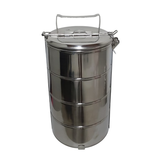 [1009231] S/S LUNCH CARRIER 4PCS (DIAMETER 16CM)