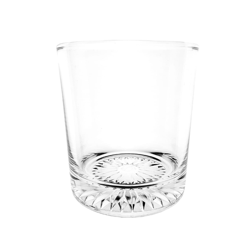 [1010692] (LG143509) WHISKY rock TUMBLER 270ml   ,(HEIGHT:8.5CM,DIAMETER:7.5CM) (THAILAND)