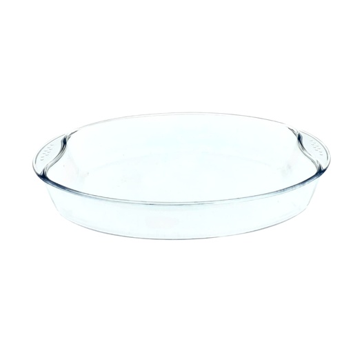 [1012415] GLASS DISH 3.3LT OVAL 9170 / 3812-6 / 3556-7 (LENGTH: 39CM, WIDTH: 27CM, HEIGHT: 6.5CM)