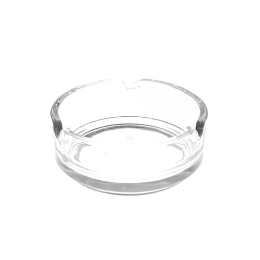 [1014363] GLASS ASH TRAY AS003C-42 (HEIGHT: 3.8CM, DIAMETER: 10CM)