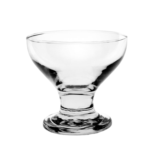 [1015238] (FW119A-40) GLASS ICE CREAM CUP 282ML CHARMING (HEIGHT 8CM, DIAMETER 9CM)
