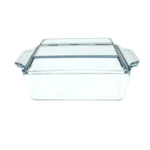 [1017082] 9023 GLASS CASSEROLE 1LT (1304) (LENGTH: 23CM, WIDTH: 14CM, HEIGHT: 9CM)