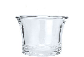 [1022110] LUCKY GLASS LG 541006 (410) CANDLE HOLDER DIAMETER:6.25CM HEIGHT:4.4CM (THAILAND)
