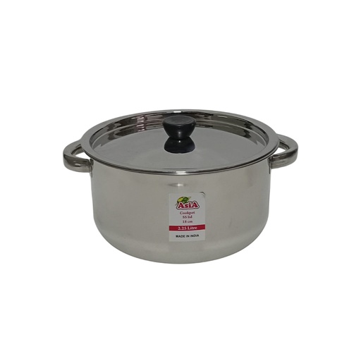 [1023570] S/S SAUCE PAN 18CM S/S LID 2.25L D/H