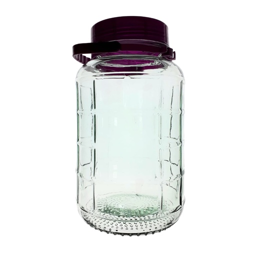 [1026098] GLASS BOTTLE 5LT (HEIGHT 28CM, MOUTH DIAMETER 10.5CM)