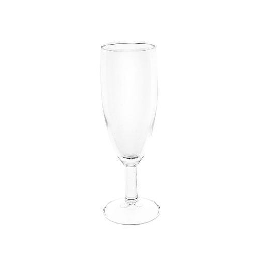 [1029470] EJ5104 DELI FLUTE GLASS 165ML 
(HEIGHT 16.5CM, MOUTH DIAMETER 5CM) 