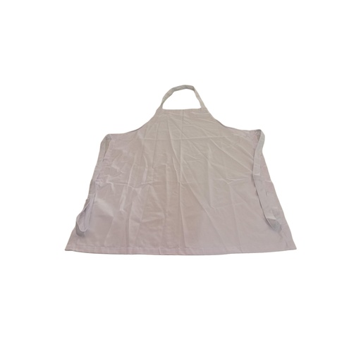 [1034116] COTTON  WHITE APRON FULL