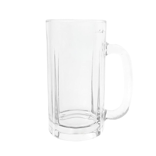 [1034158] DELI GLASS BEER MUG ZB72-3 500ML (HEIGHT 15.5CM DIAMETER 8CM)