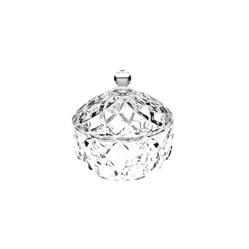 [1034213] GLASS SUGAR POT DSTG2036-4.5 (HEIGHT 11.5CM DIAMETER 10CM)