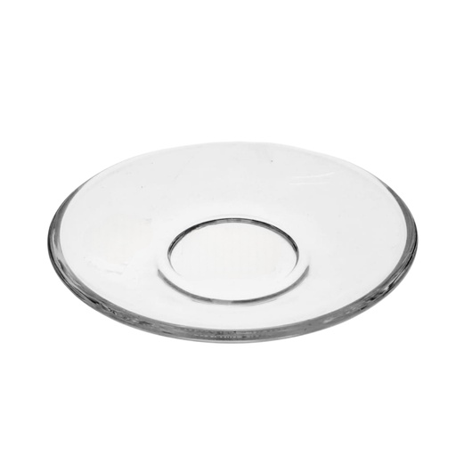 [1034574] YJP-7012 GLASS SAUCER 5.25” (WIDTH: 11.3CM)