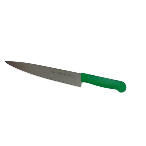 [1034790] CHEF KNIFE (GREEN) 8” TRAMONTINA (BRAZIL) 24620028-128