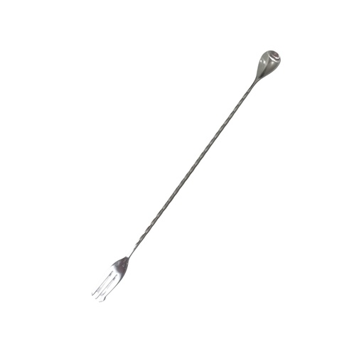 [1034796] S/S BAR MIXING SPOON & FORK JESSY