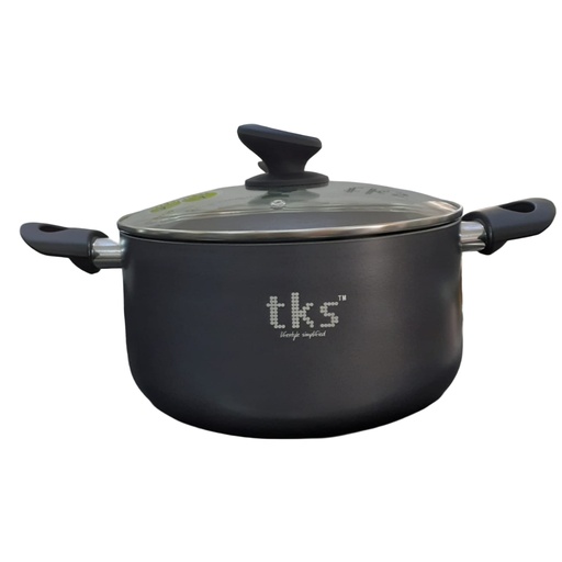 [1035496] N/S CASSEROLE HARD ANOODIZED 24CM