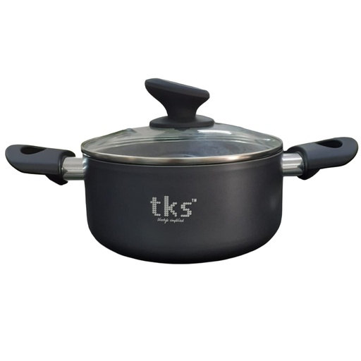 [1036131] N/S CASSEROLE 18CM, HARD ANODIZED (C18-HANS)