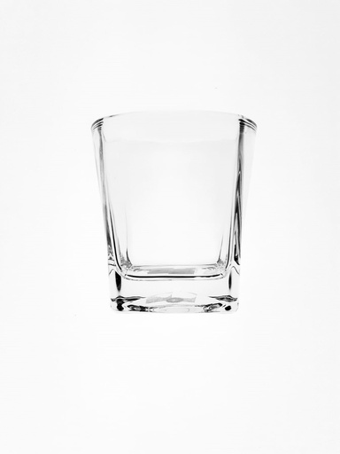 [1036252] 8296-17 309C ROCK GLASS TUMBLER 250ML (SQUARE) (RED CHERRY) (HEIGHT 8.8CM)