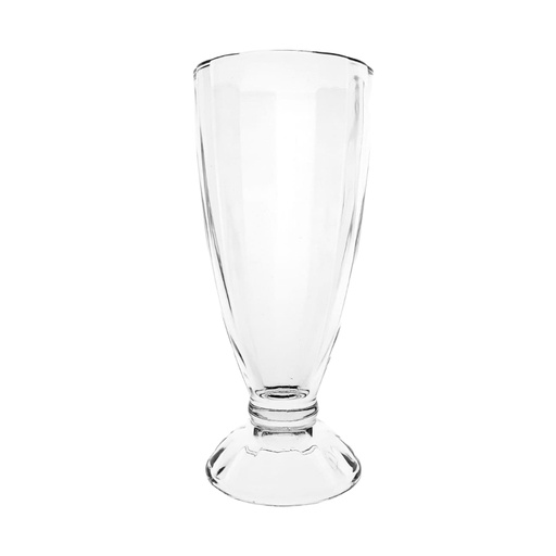 [1036253] IC010 GLASS SUNDAY CUP 350ML (HEIGHT 17.8CM, DIAMETER 7.9CM) (RED CHERRY)