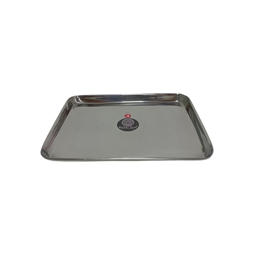 [1036494] 20116 S/S SQ TRAY 3 NW (LENGTH 32CM WIDTH 24CM)
