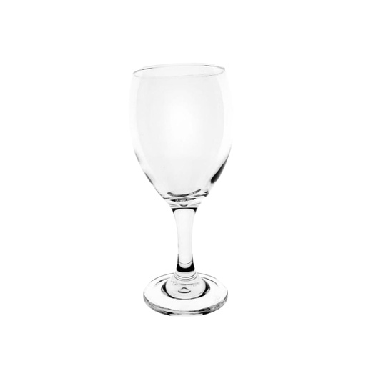[1036524] GL3911 WINE STEM GLASS 340ML  GLORICA
(HEIGHT 18.3CM, MOUTH DIAMETER 7CM)