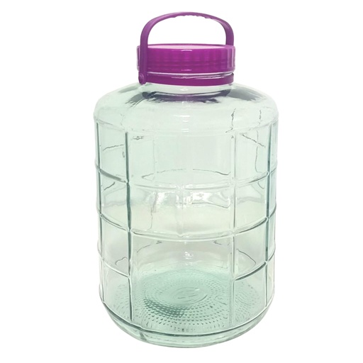 [1037478] GLASS BOTTLE 12L (HEIGHT 35.5CM DIAMETER 12.5CM )