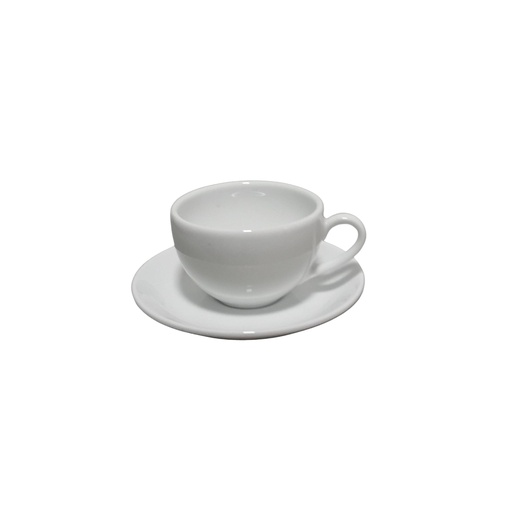 [1037952] 03689A0 / 03687A0 H DANKOTUWA WHITE TEA CUP & SAUCER