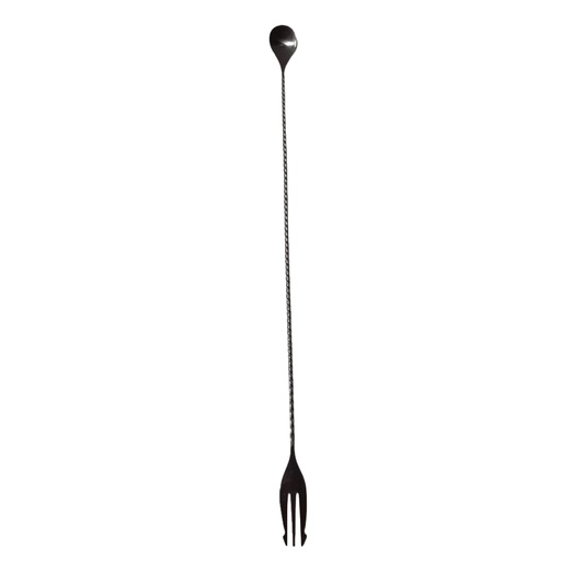 [1038296] BAR SPOON WITH FORK 50CM