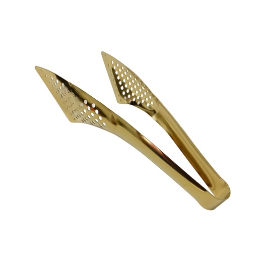 [1038431] 225-22 9” FOOD TONG GOLD