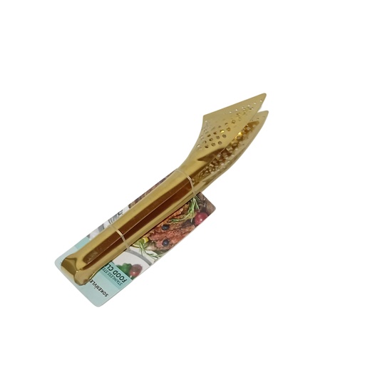 [1038434] 225-23 12" FOOD TONG GOLD