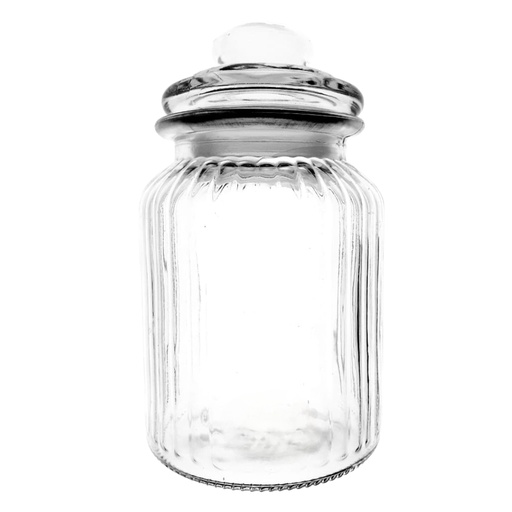 [1039113] 105 GLASS JAR STRAWBERRY 1000ML (HEIGHT 18.5CM, DIAMETER 9.1CM)