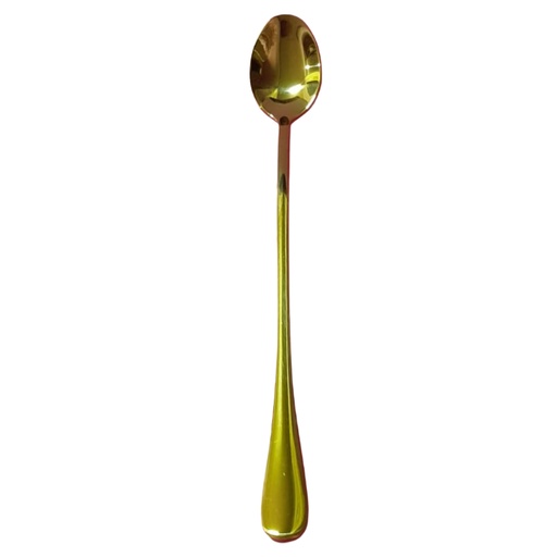 [1039239] 18/10 G1810-8 LONG TEA SPOON GOLD