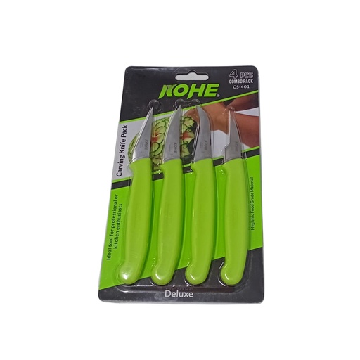 [1039381] CARVING KNIFE SET 4PCS CS401 KOHE