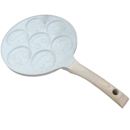 [1039405] GRANITE EGG PAN 7 HOLES 26.5CM (217-28)