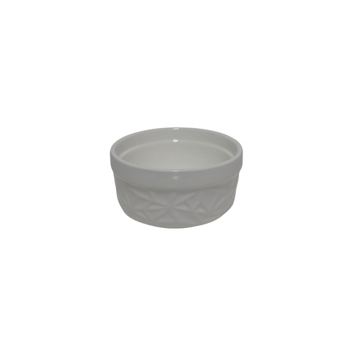 [1040223] 955-2 WHITE CERAMIC DISH