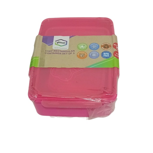 [1040258] 10860 RECT CHEF CONTAINER 5PCS