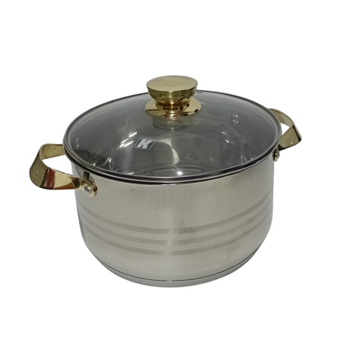 [1040470] FH-187-24 1661-28 CASAROLE SS GOLD 24CM