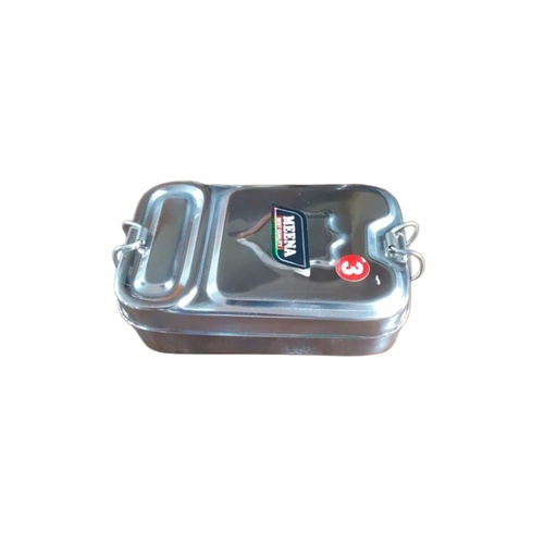 [1040816] 401000562 SQ LUNCH BOX  3 SILVER