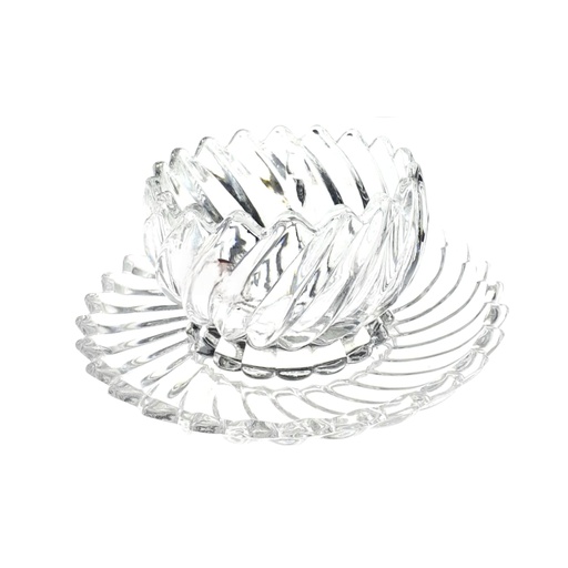 [1040800] TG1080B/L12 SOUP BOWL & SAUCER (HEIGHT: 7.5CM, DIAMETER: 10CM)